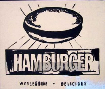 Andy Warhol Werke - Hamburger beige Andy Warhol